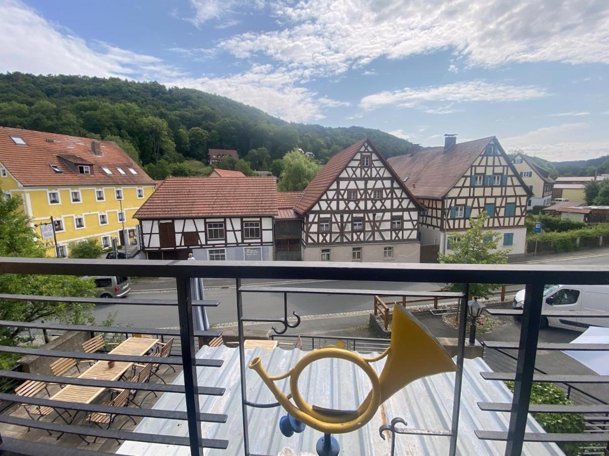 Gasthof Hotel Zur Post Egloffstein Kültér fotó
